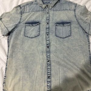 Men's Light Blue Denim Shirt
